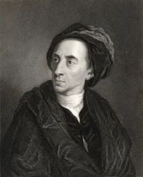 Alexander Pope (1688-1744) z „Galerii Portretów”, wyd. 1833